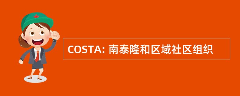 COSTA: 南泰隆和区域社区组织