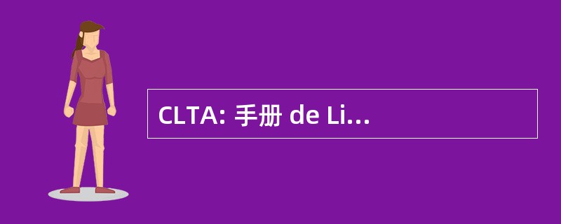 CLTA: 手册 de Linguistique Theorique et Aplliquee