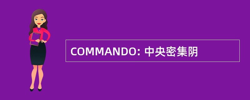 COMMANDO: 中央密集阴