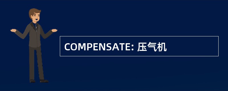 COMPENSATE: 压气机