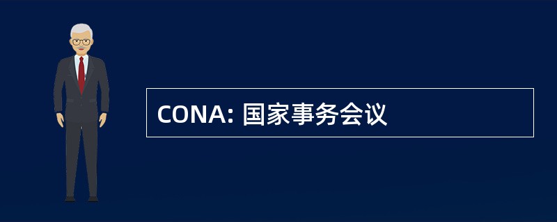 CONA: 国家事务会议