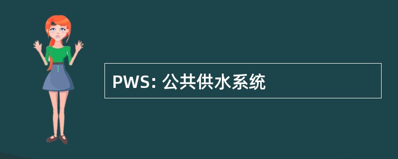 PWS: 公共供水系统