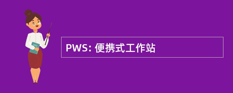 PWS: 便携式工作站