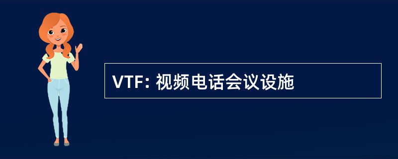 VTF: 视频电话会议设施