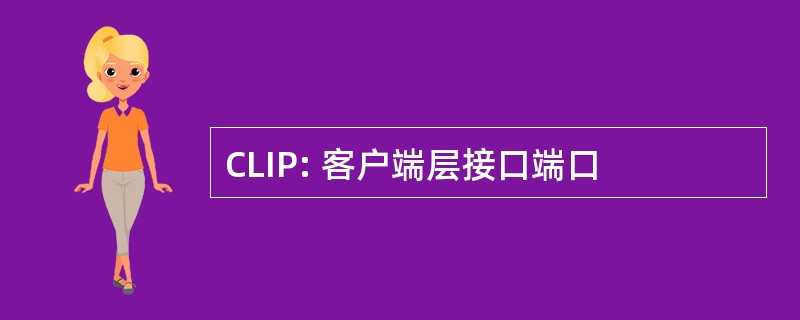 CLIP: 客户端层接口端口