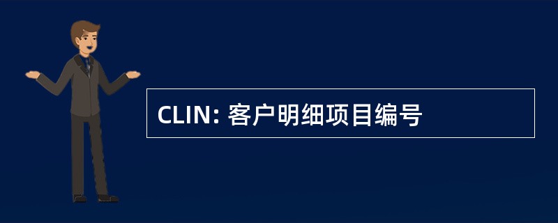 CLIN: 客户明细项目编号