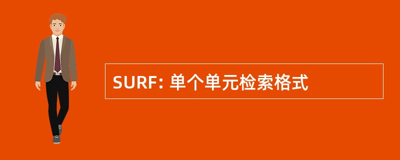 SURF: 单个单元检索格式