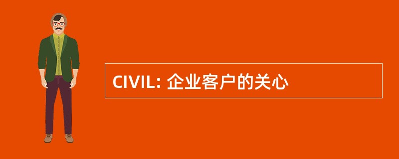 CIVIL: 企业客户的关心