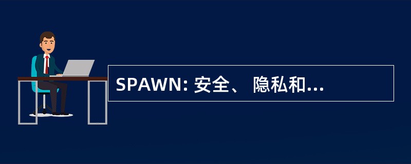 SPAWN: 安全、 隐私和身份验证的无线网络