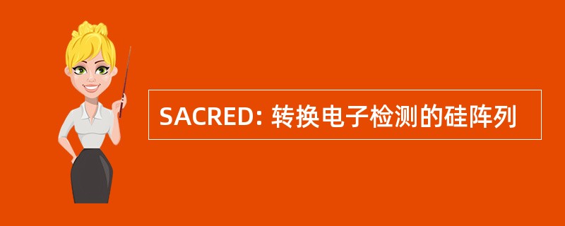 SACRED: 转换电子检测的硅阵列