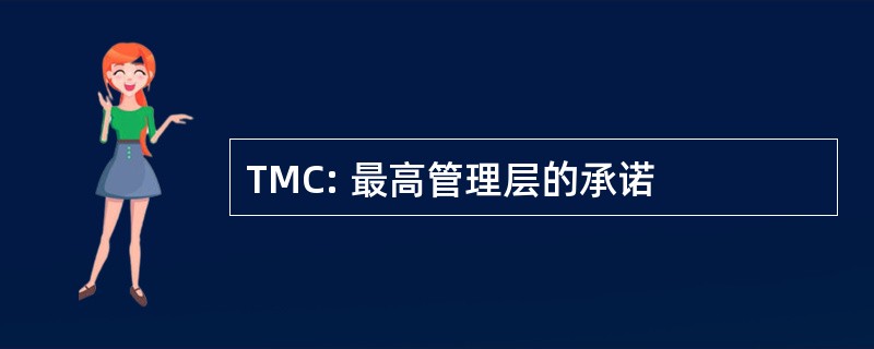 TMC: 最高管理层的承诺