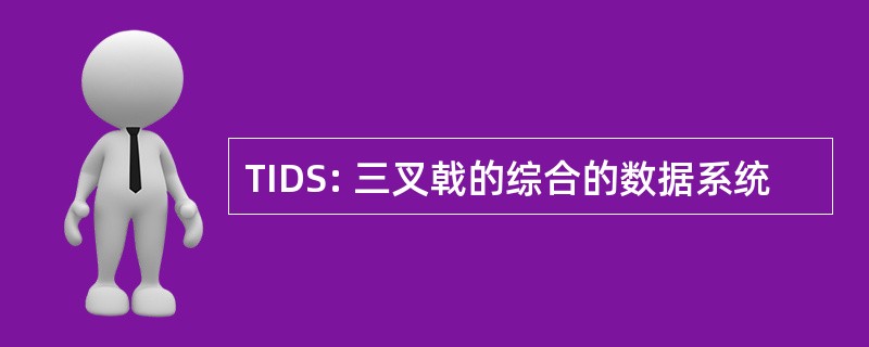 TIDS: 三叉戟的综合的数据系统