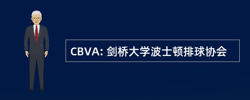 CBVA: 剑桥大学波士顿排球协会