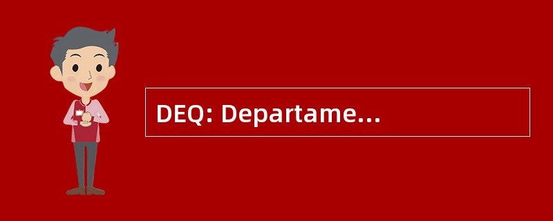 DEQ: Departamento de Engenharia Quimica