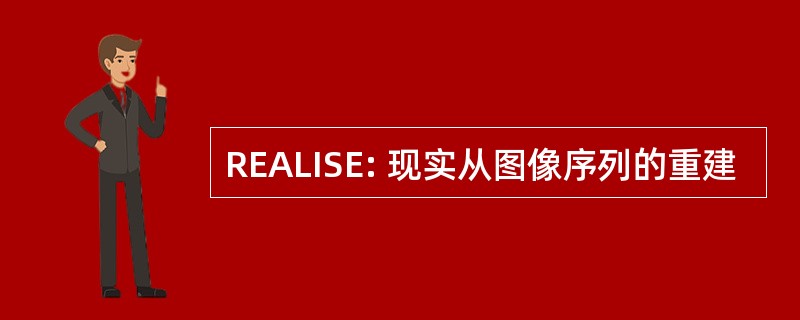 REALISE: 现实从图像序列的重建