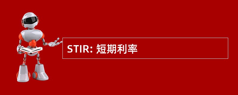 STIR: 短期利率