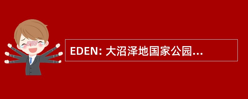 EDEN: 大沼泽地国家公园深度估计网络