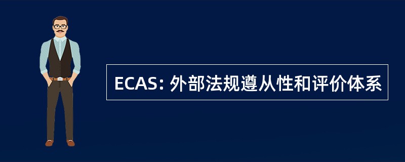 ECAS: 外部法规遵从性和评价体系