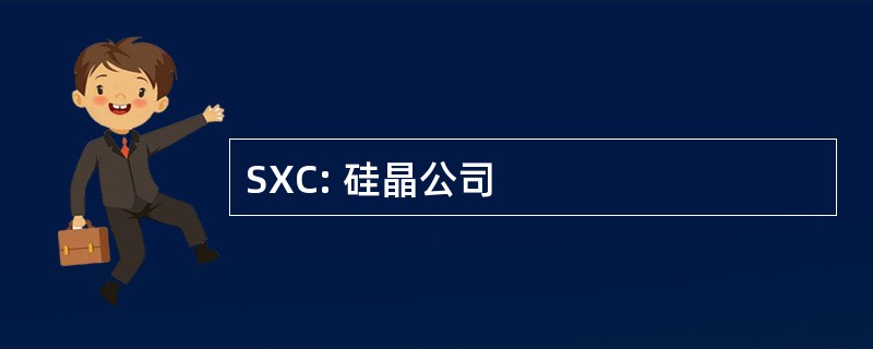 SXC: 硅晶公司