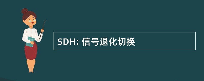 SDH: 信号退化切换