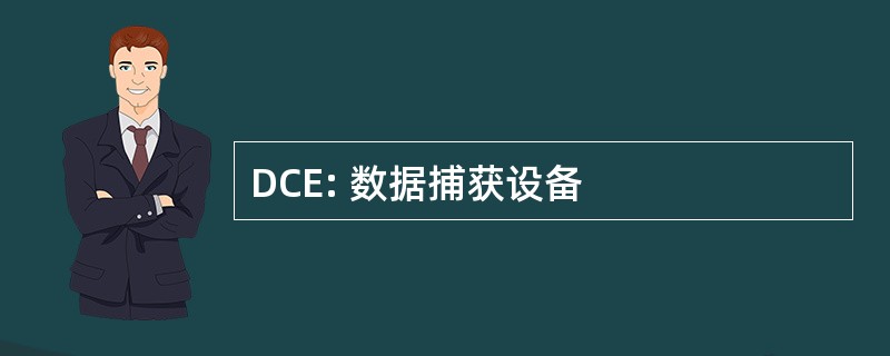 DCE: 数据捕获设备