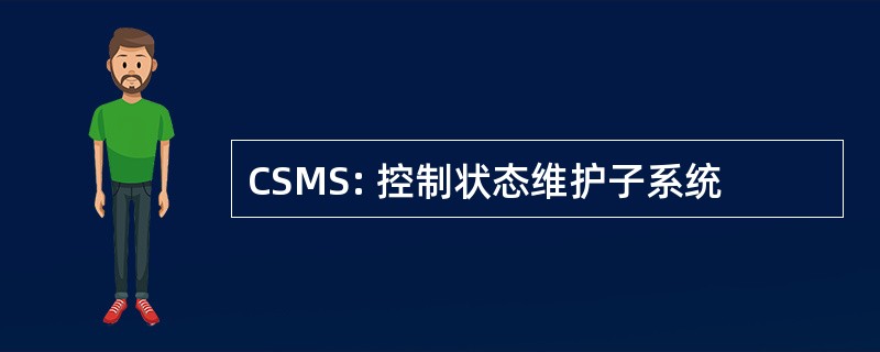 CSMS: 控制状态维护子系统