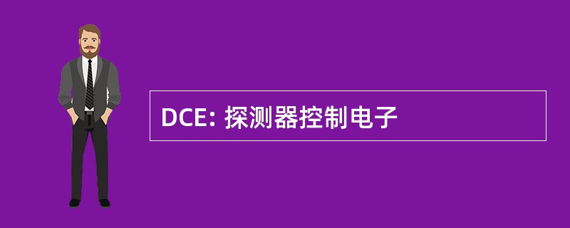 DCE: 探测器控制电子