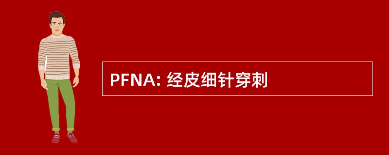 PFNA: 经皮细针穿刺