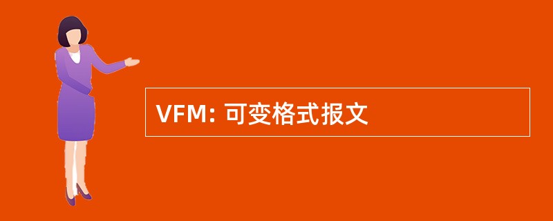 VFM: 可变格式报文