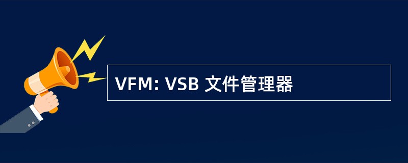 VFM: VSB 文件管理器