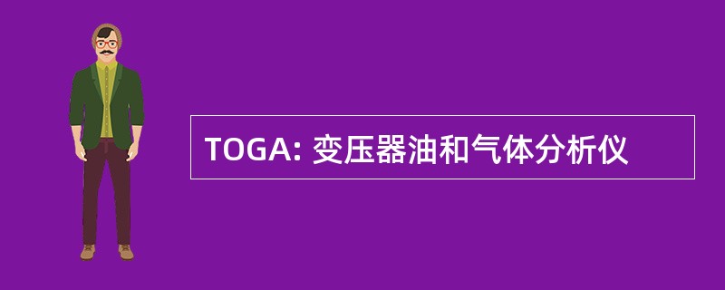 TOGA: 变压器油和气体分析仪