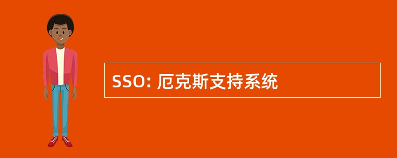 SSO: 厄克斯支持系统