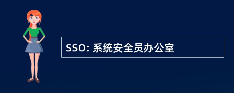 SSO: 系统安全员办公室