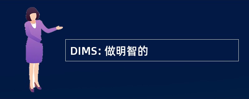 DIMS: 做明智的