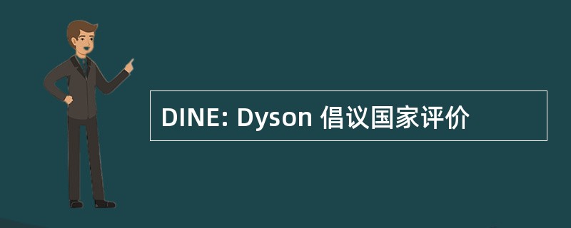 DINE: Dyson 倡议国家评价