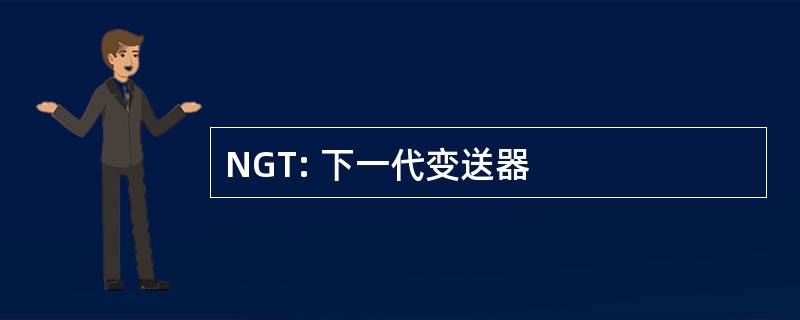 NGT: 下一代变送器