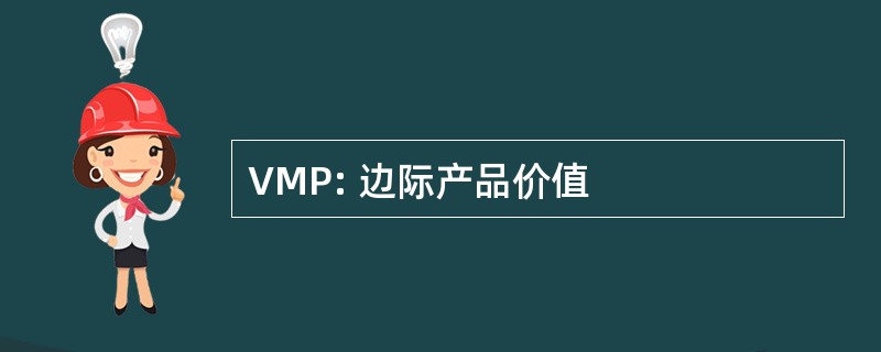 VMP: 边际产品价值