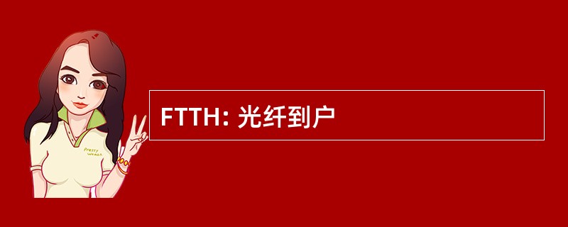 FTTH: 光纤到户