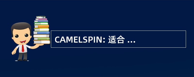 CAMELSPIN: 适合 Minimolecules 仿效锁定自旋交叉弛豫