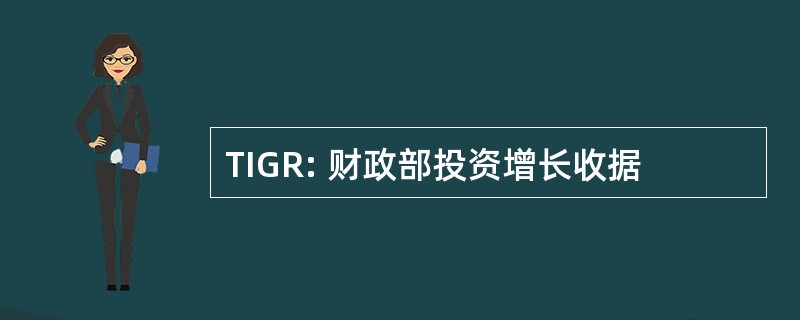 TIGR: 财政部投资增长收据