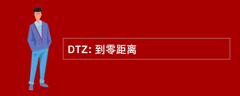 DTZ: 到零距离