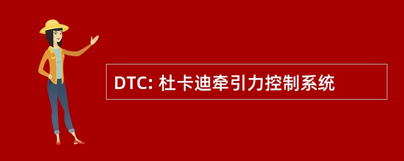 DTC: 杜卡迪牵引力控制系统