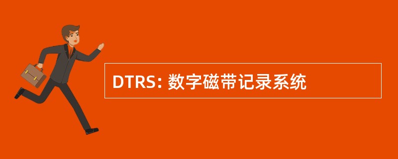 DTRS: 数字磁带记录系统