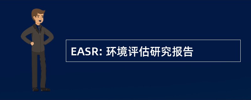 EASR: 环境评估研究报告