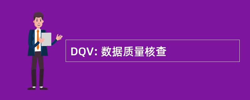 DQV: 数据质量核查