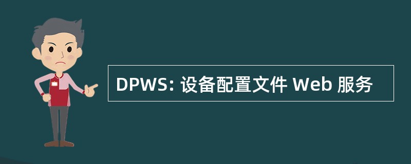 DPWS: 设备配置文件 Web 服务