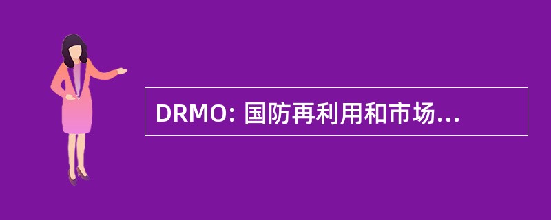 DRMO: 国防再利用和市场营销办公室