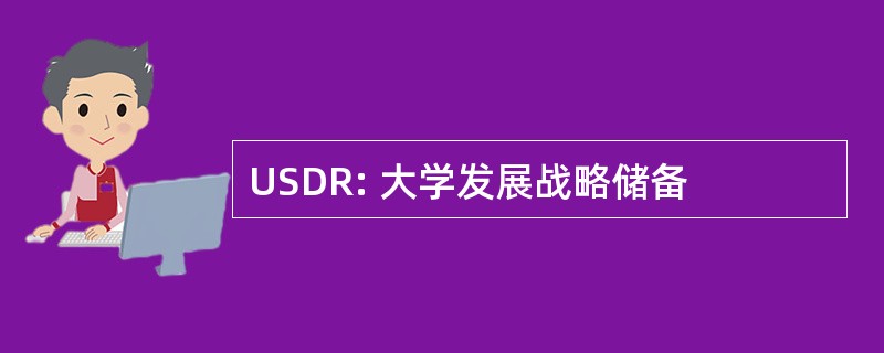 USDR: 大学发展战略储备