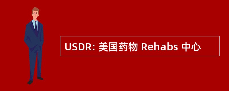 USDR: 美国药物 Rehabs 中心