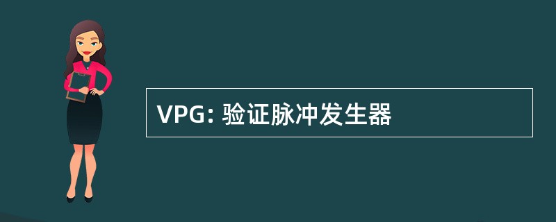 VPG: 验证脉冲发生器